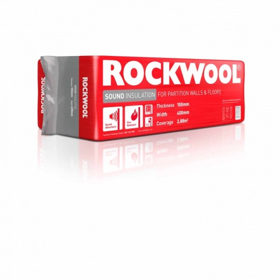 Rockwool Sound Insulation Slab 1200 x 400 x 100mm 2.88m²