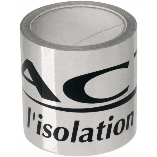 ISODHESIF Tape Tri-Iso Aluminium Lap Tape 100mm x 25m