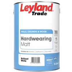 Hardwearing Matt Paint Colour: Brilliant White