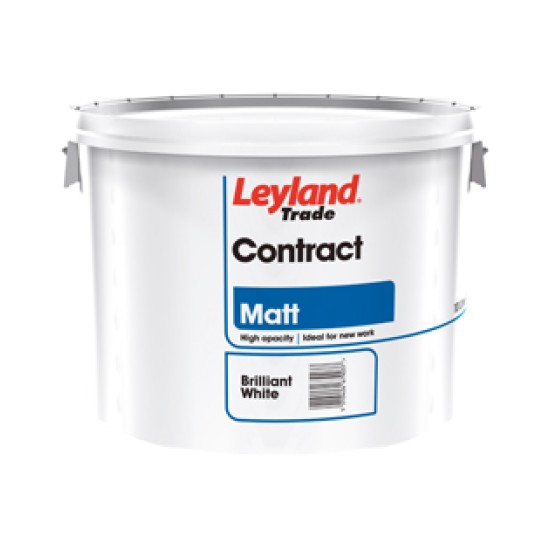 Contract Matt Paint Colour: Brilliant White