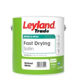 Fast Drying Satin Paint Colour: Brilliant White