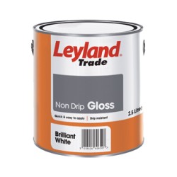 Non-Drip Gloss Paint Colour: Brilliant White