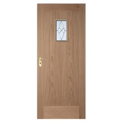 Cottage Oak Glazed External Door