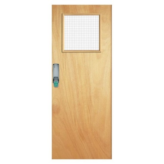 Dunsfold Plywood Flush Glazed FD30 Fire Door