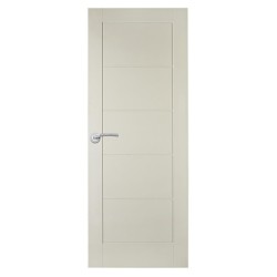 Linear White Smooth Moulded FD30 Fire Door