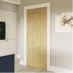 Dordogne Oak Pre-Finished FD30 Fire Door