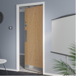 Llandow Oak Foil Flush FD30 Fire Door