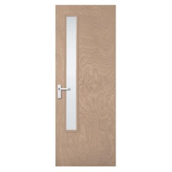 Spey Plywood 20G Glazed Flush FD30 Fire Door