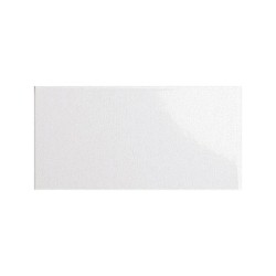 Flat White Gloss Brick 10cm x 20cm Wall Tile