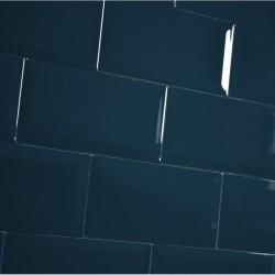 Dark Blue Gloss Atlantis Tile 10 x 20cm