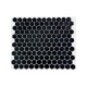 Black Hexagon Matt Mosaic Tile (4.8 x 4.8cm) 30 x 30cm