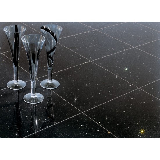 Black Fine Grain Quartz Gulfstone 30cm x 60cm Wall and Floor Tile