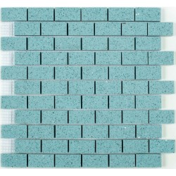 Aquamarine Quartz Gulfstone Brick 4.8cm x 2.3cm Wall and Floor Mosaic Tile