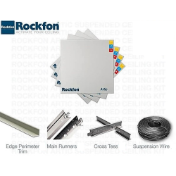 Suspended Ceiling Kit – Rockfon Artic 600 x 600mm Square Edge