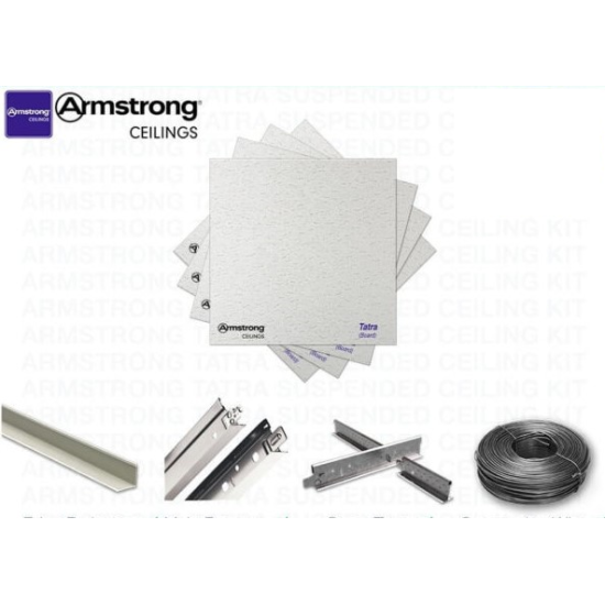 Suspended Ceiling Kit – Armstrong Tatra 600 x 600mm Square Edge