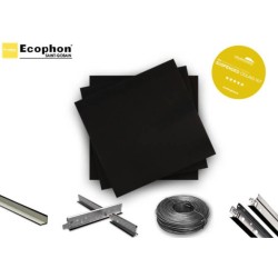 Black Suspended Ceiling Kit – Ecophon Sombra 600 x 600mm Square Edge