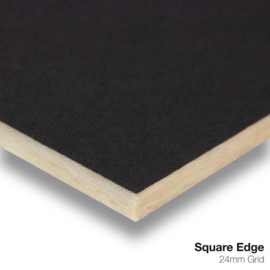 Black Suspended Ceiling Kit – Ecophon Sombra 600 x 600mm Square Edge